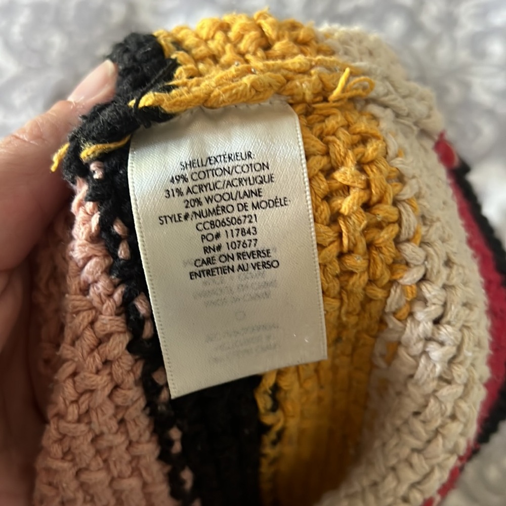 alice + olivia crocheted sweater, sz L - Picture 7 of 7